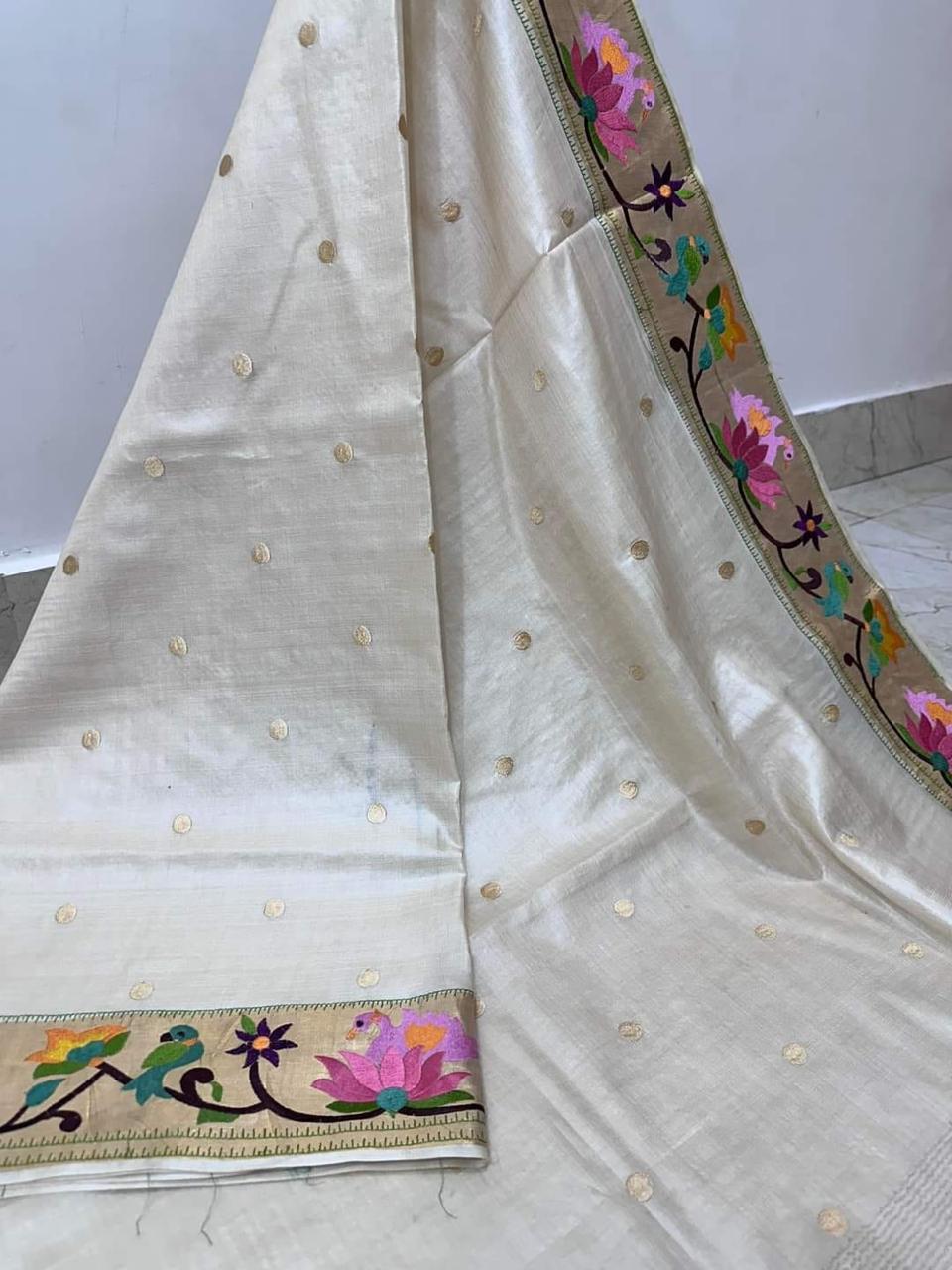 Tussar Silk Saree 
