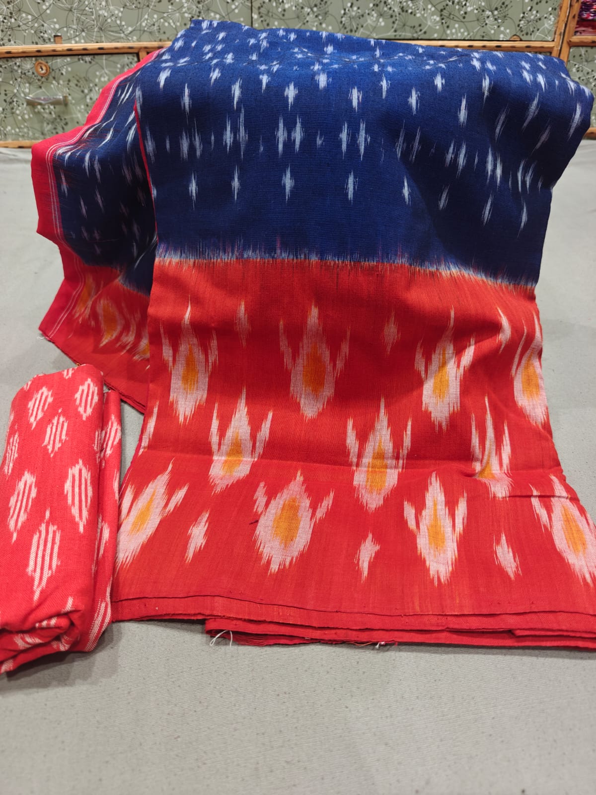 Ikkat Cotton Saree