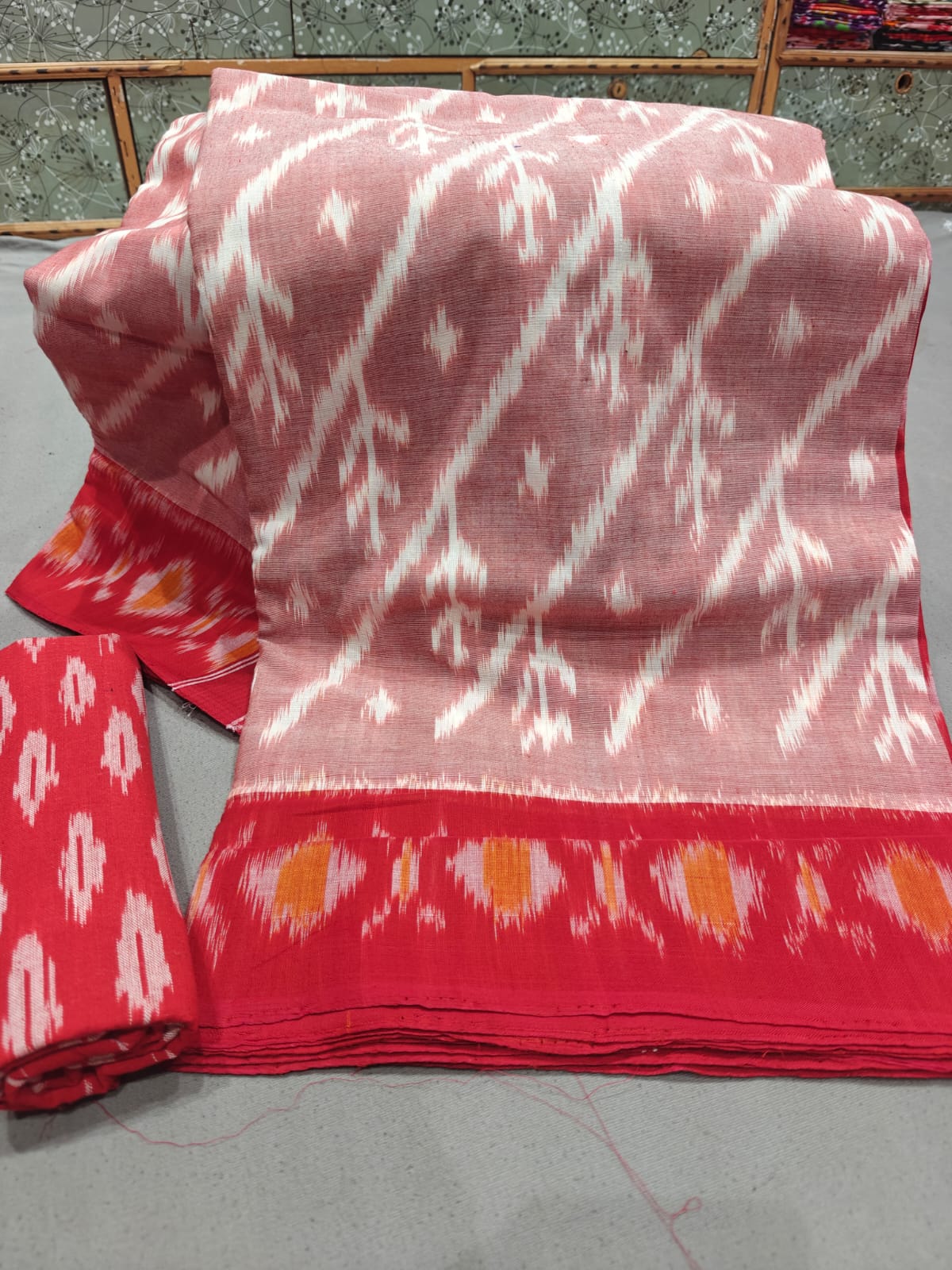Ikkat Cotton Saree