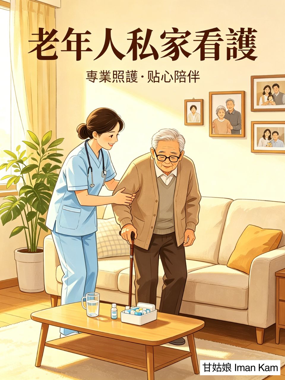 甘姑娘 Iman Kam｜私家看護 Aged Care Private Nurse