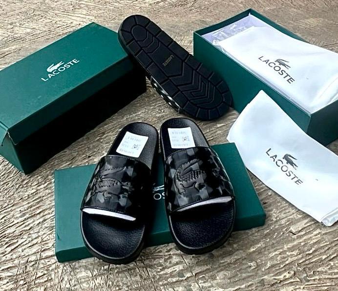 Lacoste Camouflage Slides