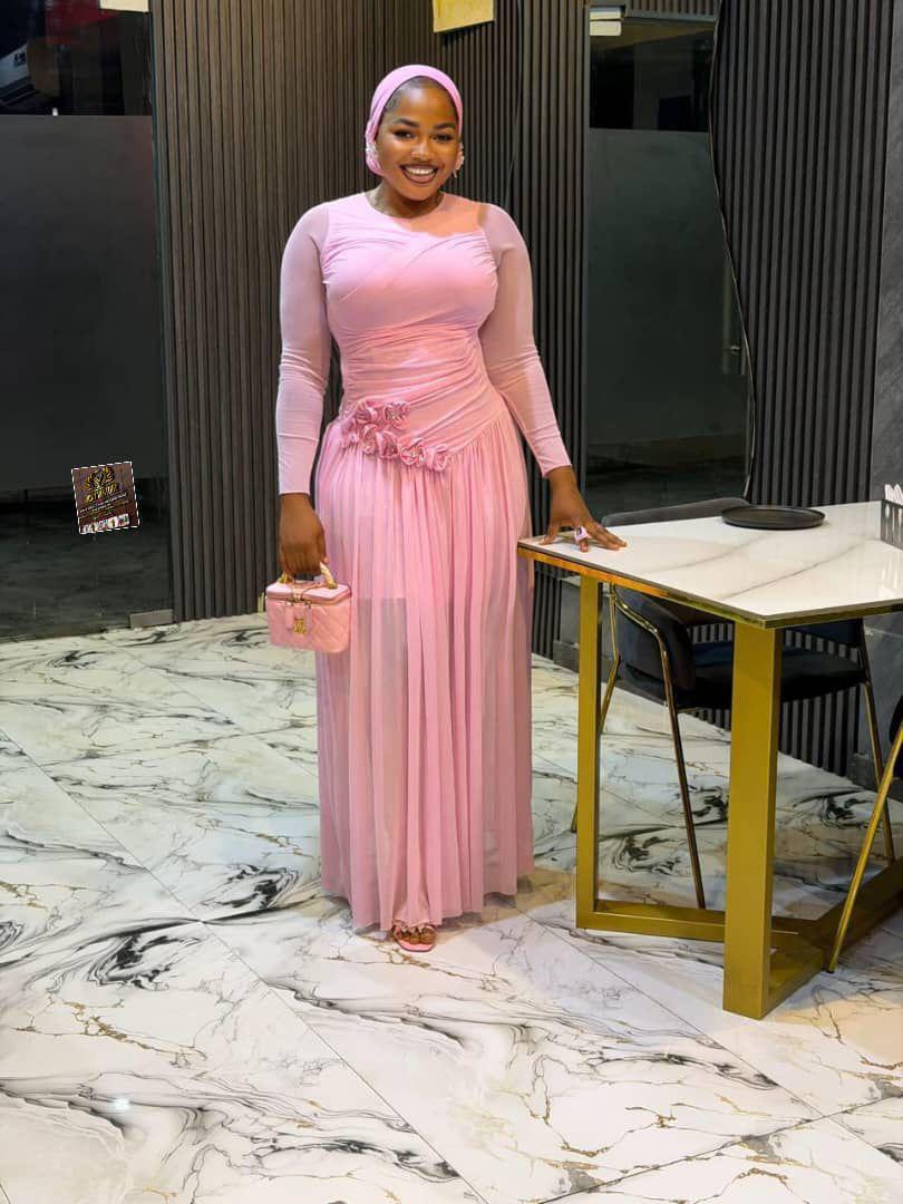 Elegant Pink Evening Dress