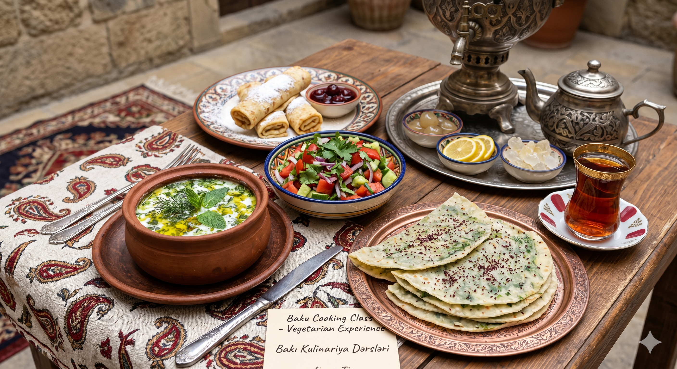 Vegetarian Cooking Class Baku Experience