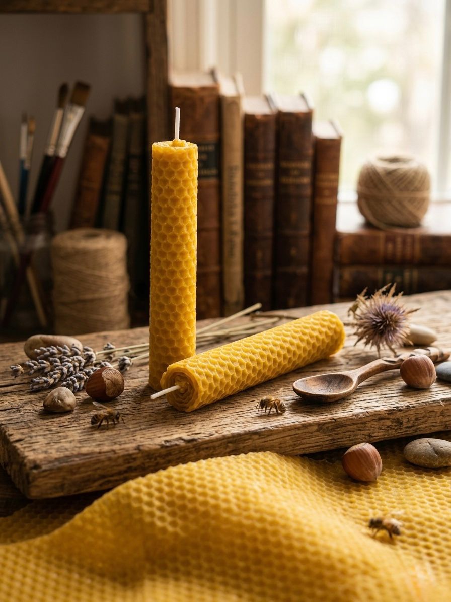 Velas de cera de abeja