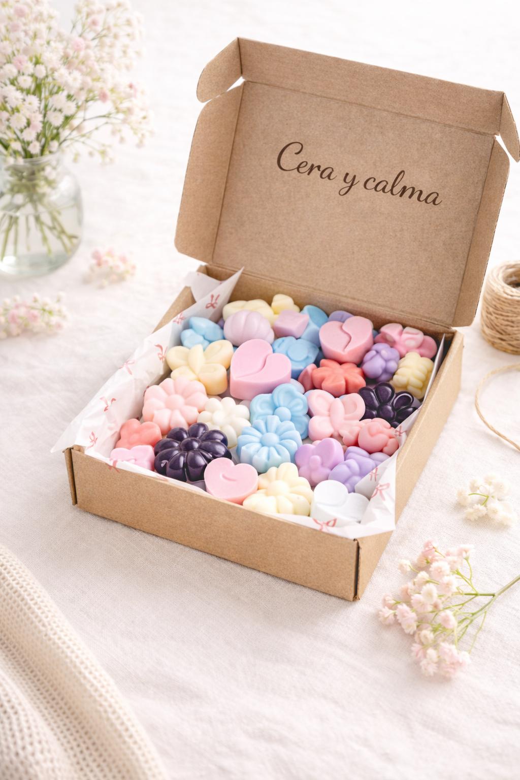 Caja sorpresa de wax melts Artesanales