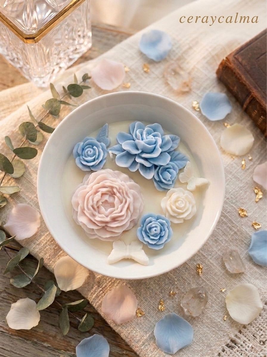 Vela Floral Artesanal