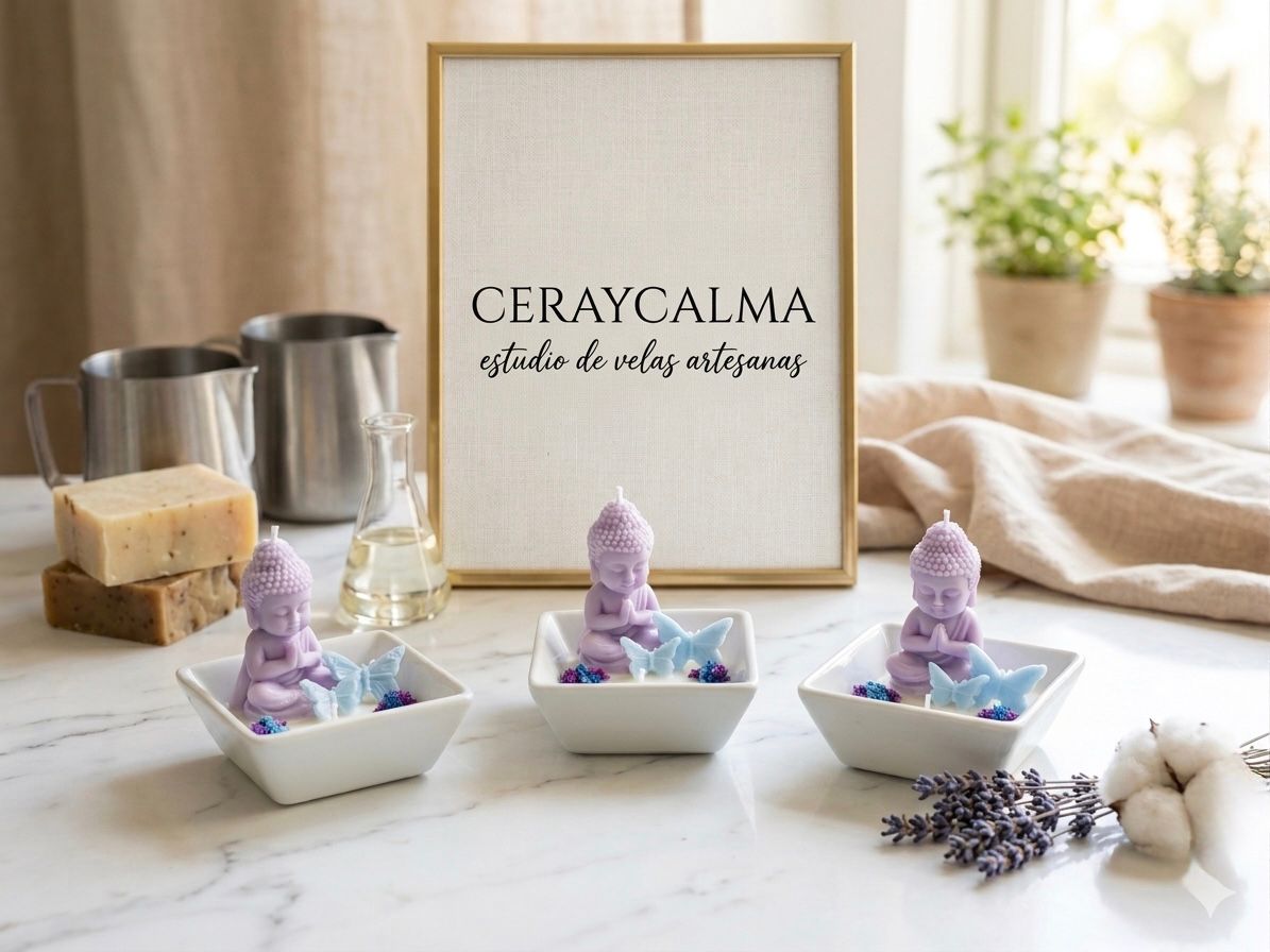 Vela de Buda en cuenco