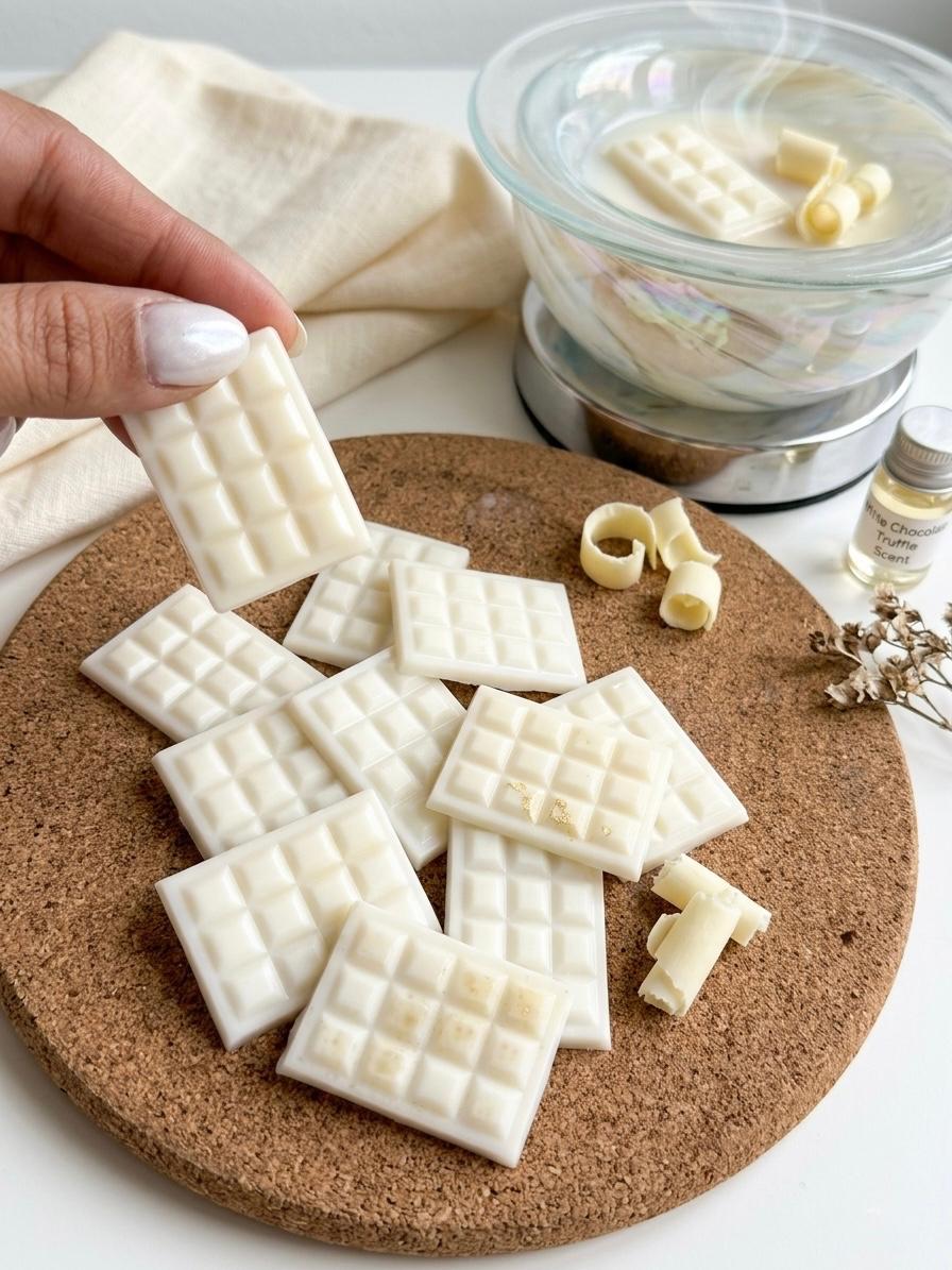 WAX MELTS Chocolate blanco artesanal