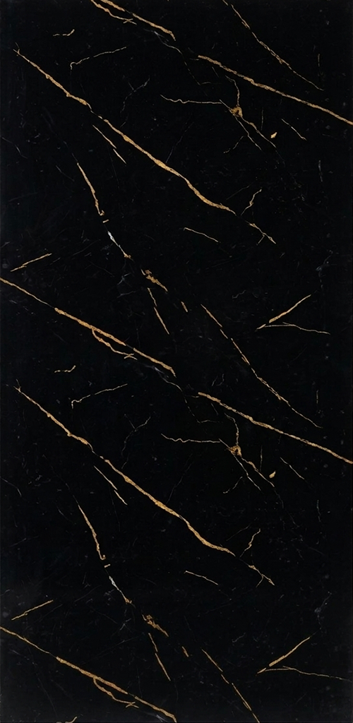 Płyta PVC - Czarny ze złotem