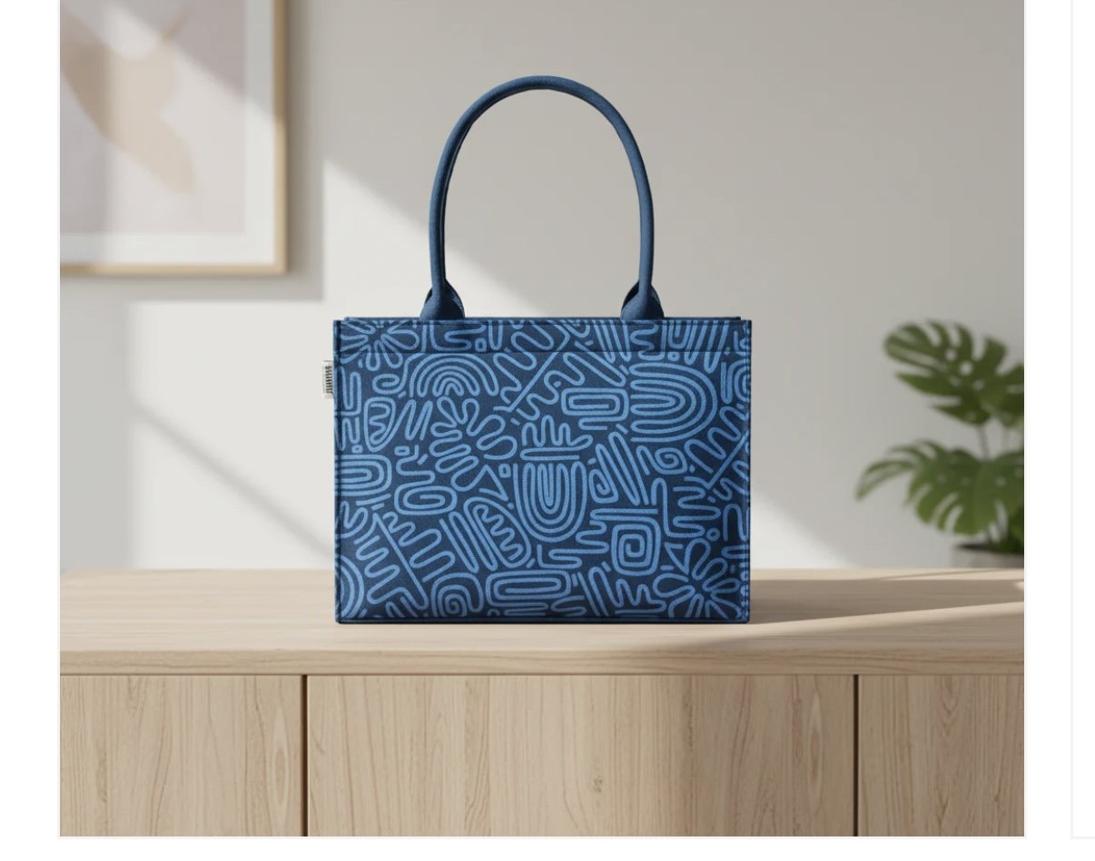 The Blue Bloom Tote