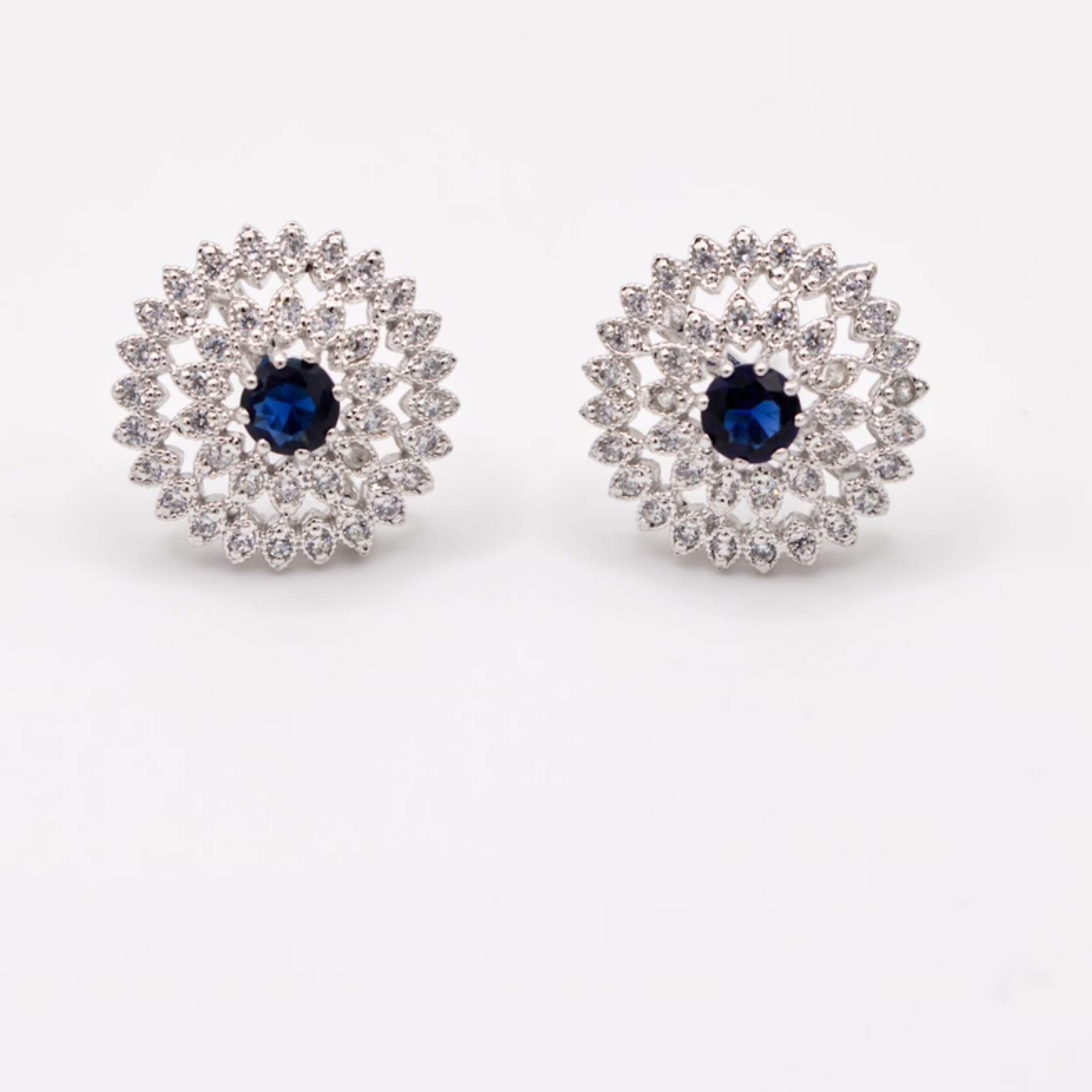 Azure Sparkle Petite Studs