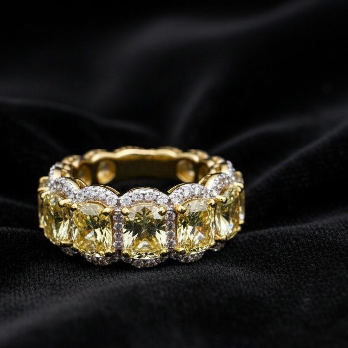 The Citrine-Hue Stackable Band