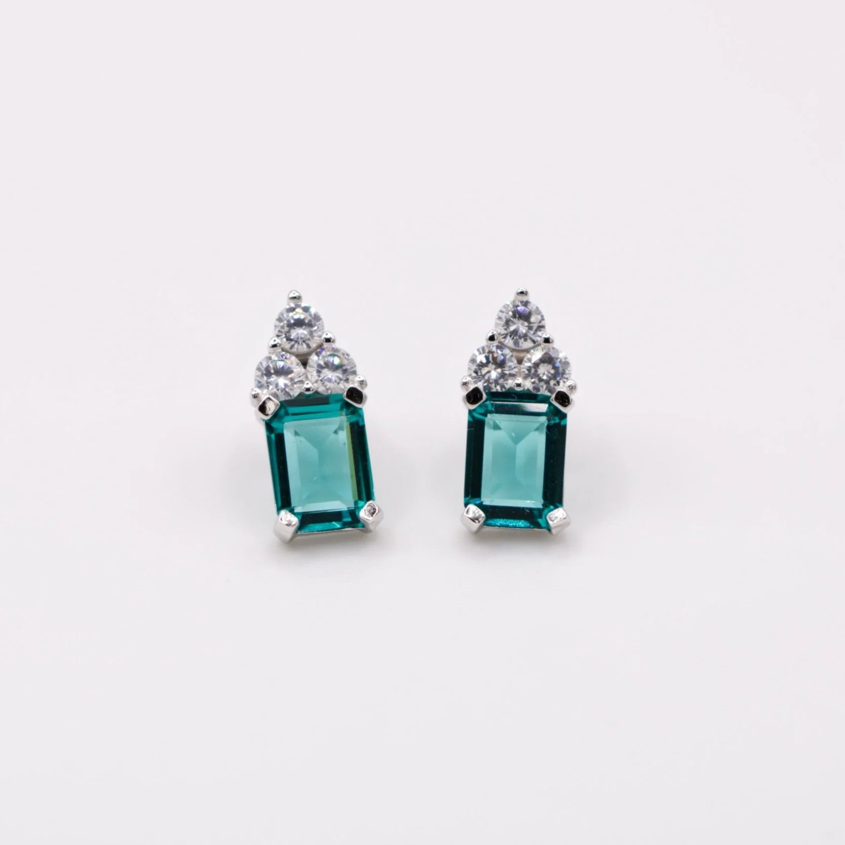 The Serene Aquamarine Studs