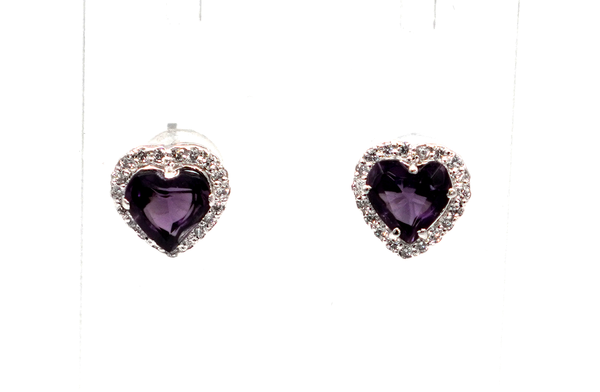 The Spectrum Heart Studs