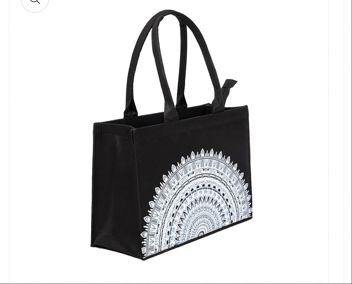 The Onyx Mandala Tote