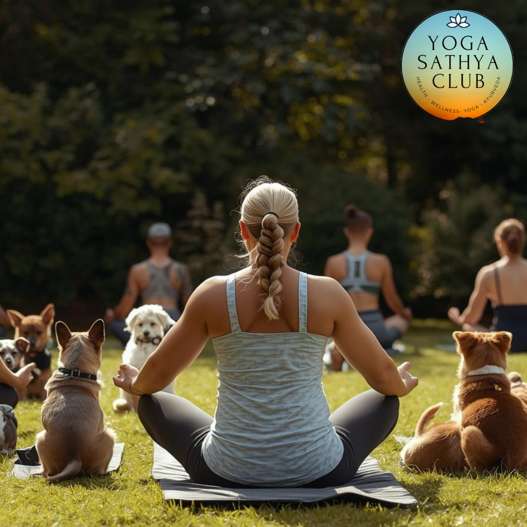 Aula de Yoga com Pets ©Yoga Sathya Pet
