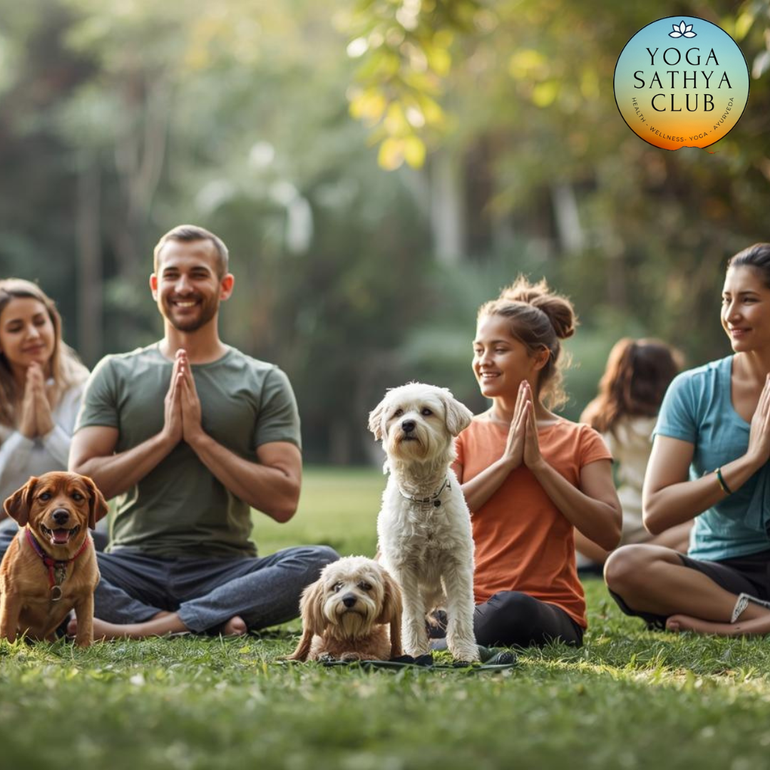 Aula de Yoga com Pets ©Yoga Sathya Pet