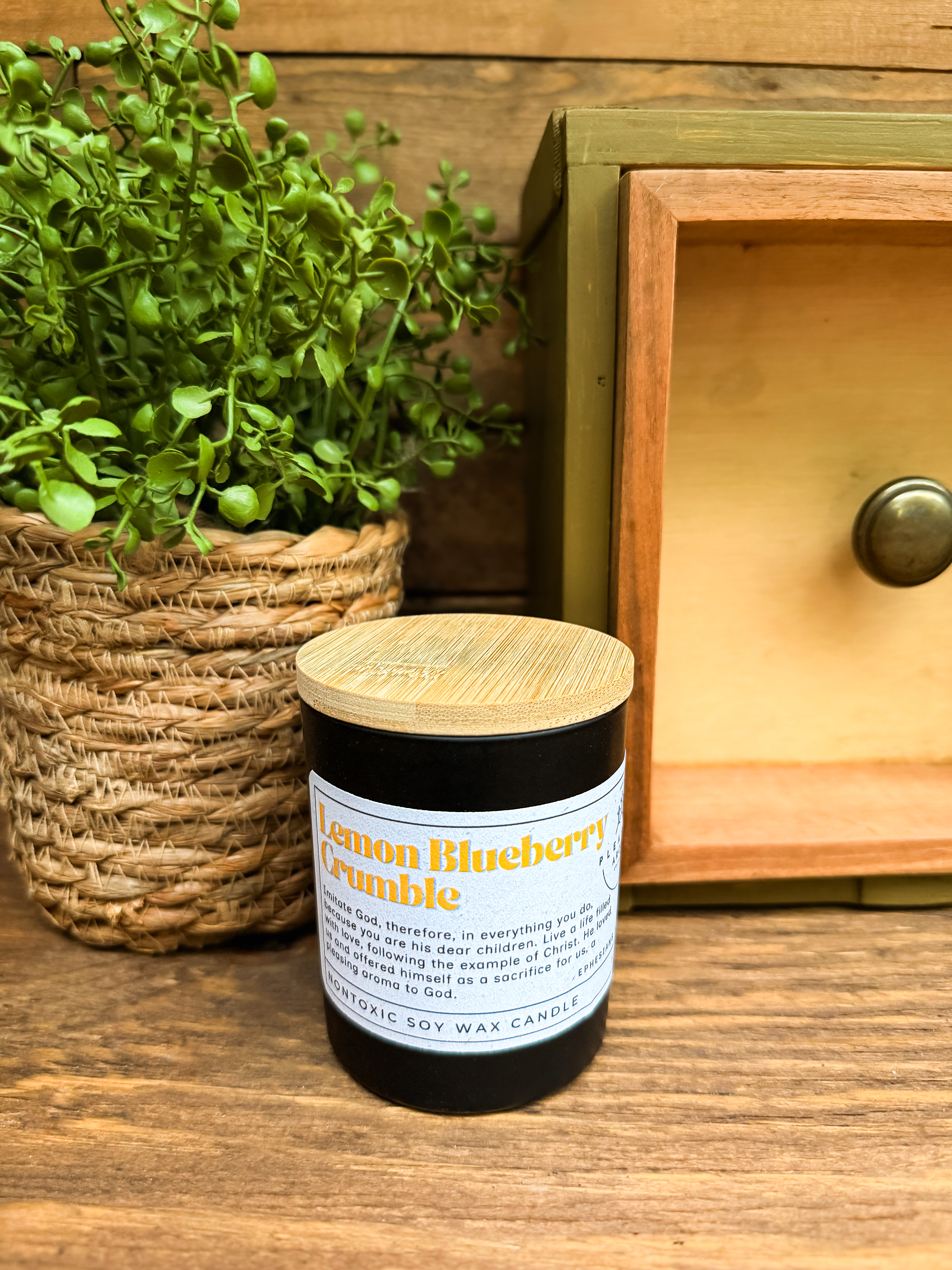 Lemon Blueberry Crumble - Candle