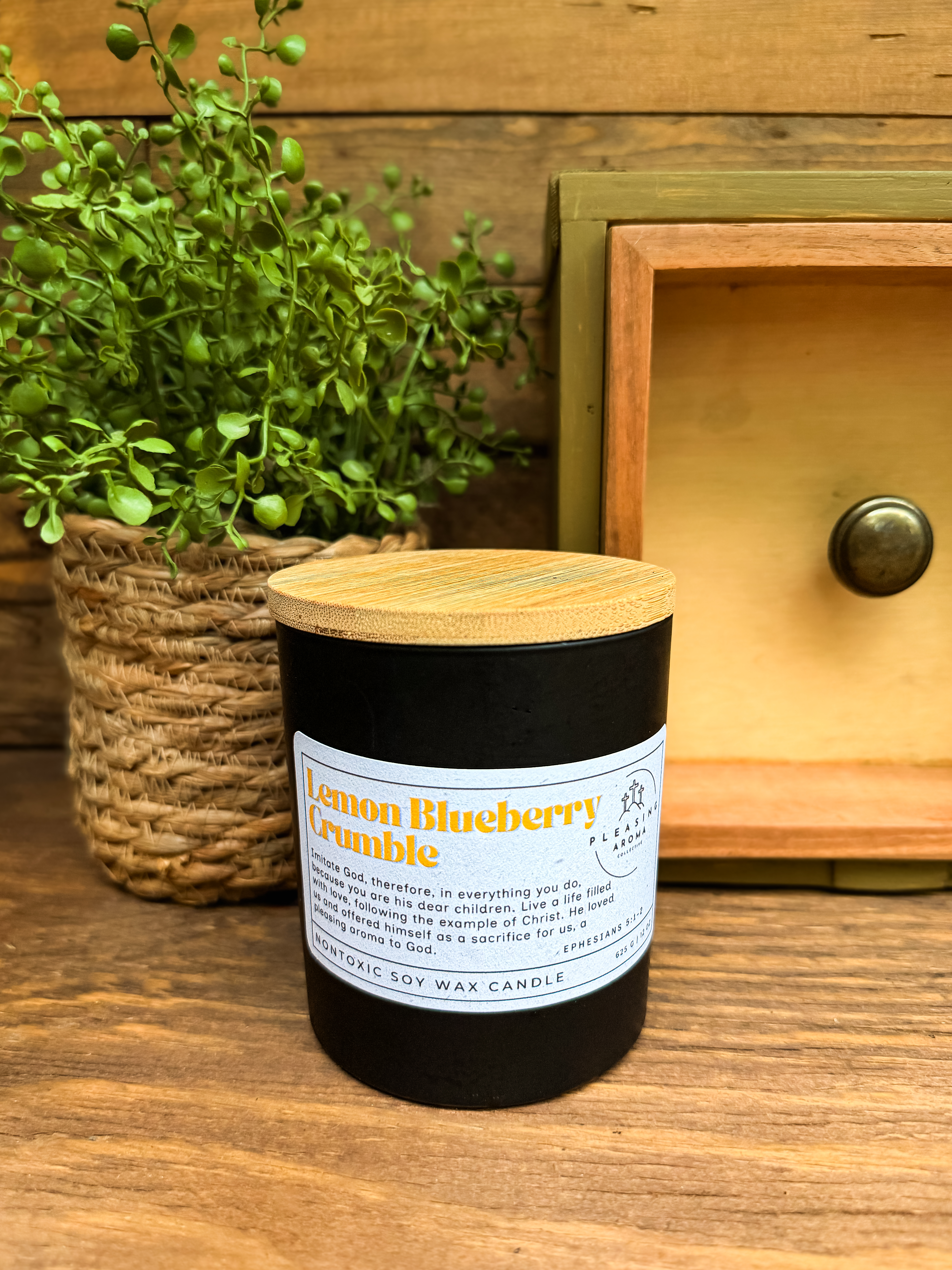 Lemon Blueberry Crumble - Candle