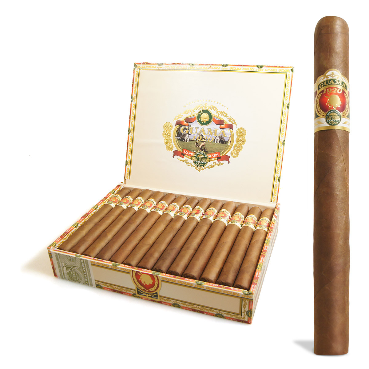 Hand Rolled CIgar - Guama - Churchill - 7 X 50 - Box of 25