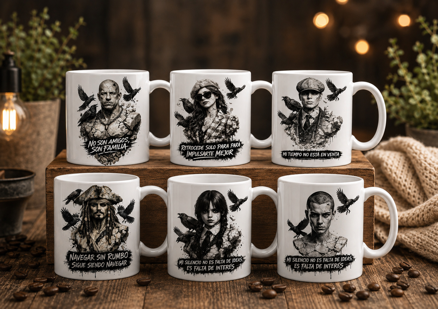 Mug desayuno - Bustos de Mármol