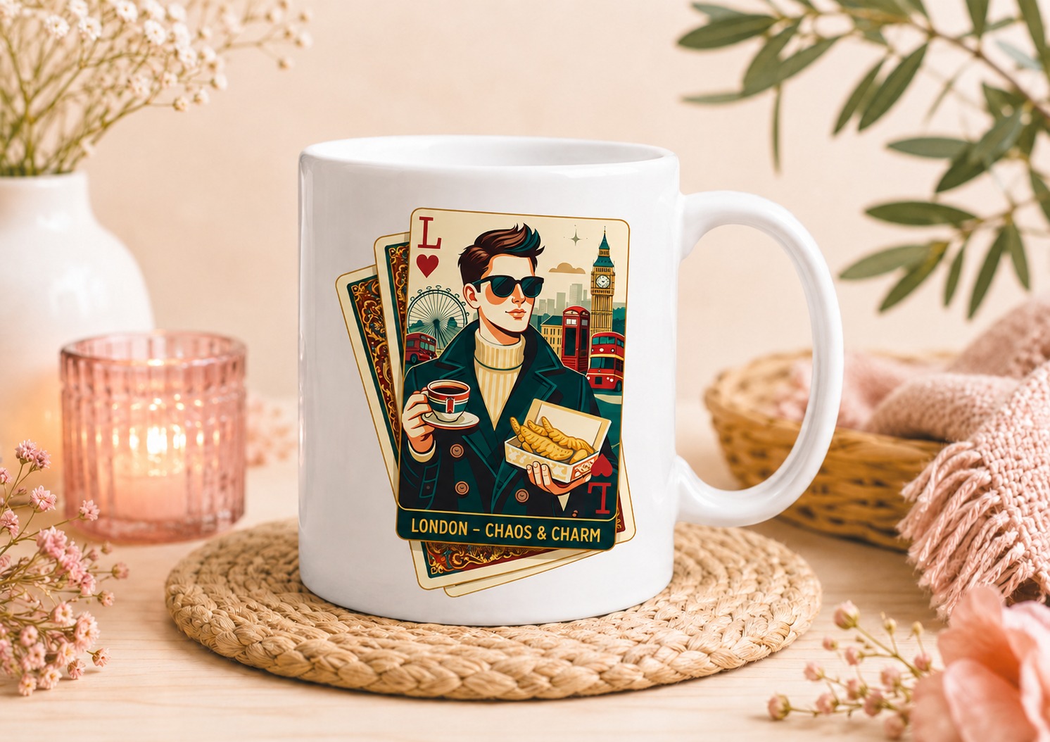 Mug desayuno - Cartas Viajeras