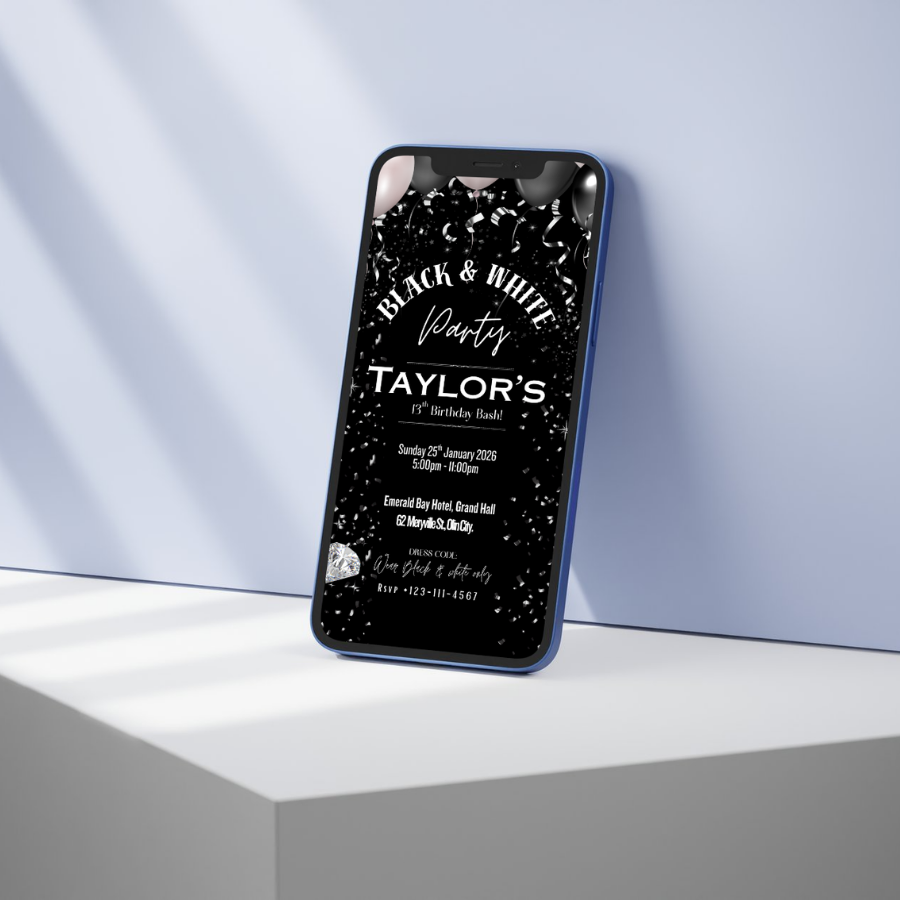 Stylish Black & White Theme