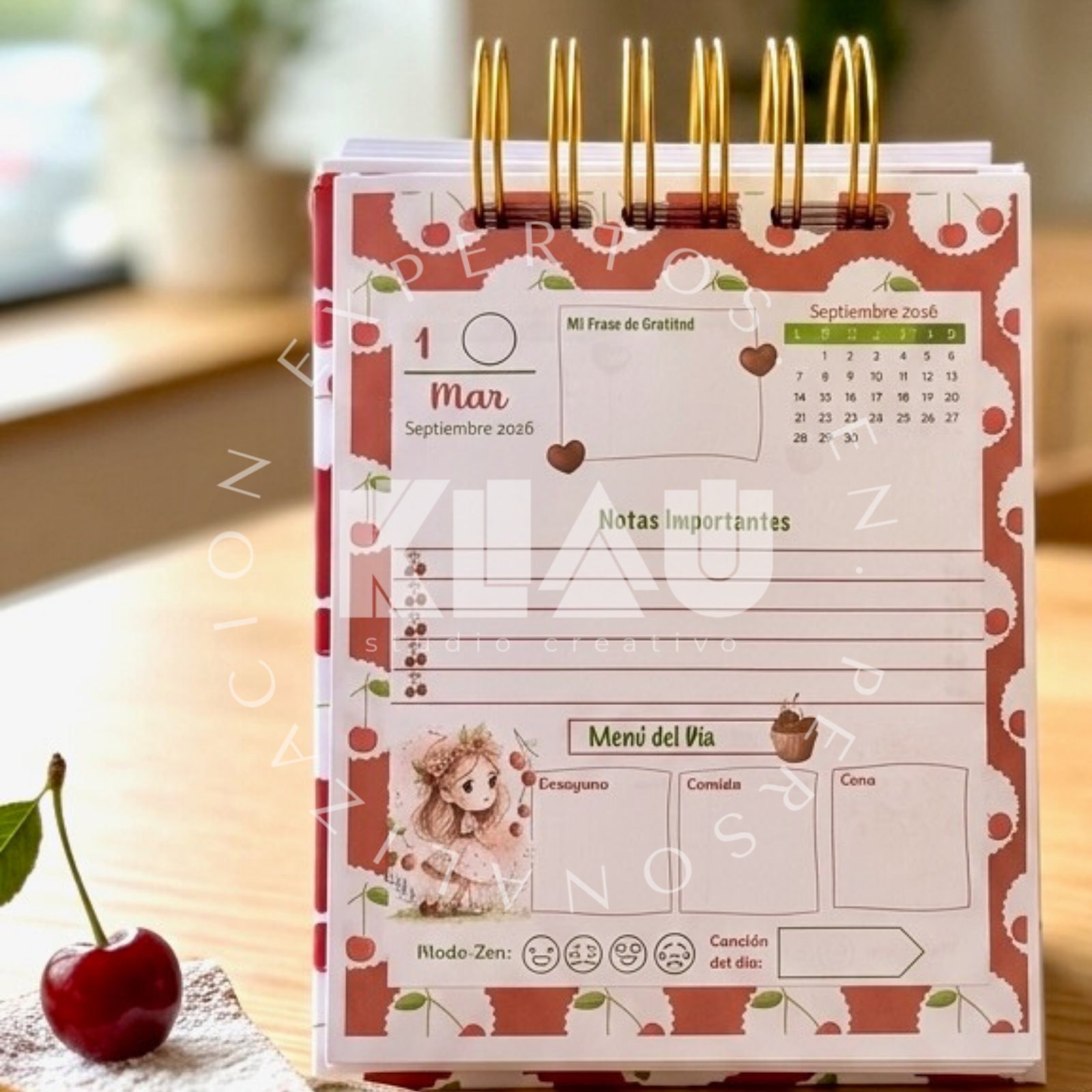 Agenda de Escritorio Frutal