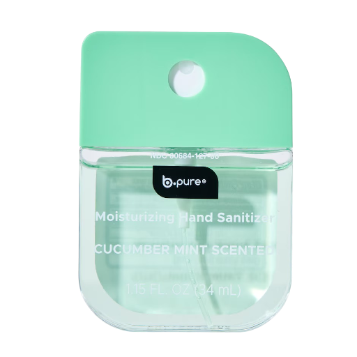 B.Pure - Spray Desinfectante de Manos Hidratante - Aroma Pepino y Menta 🥒🌿 - 34ml