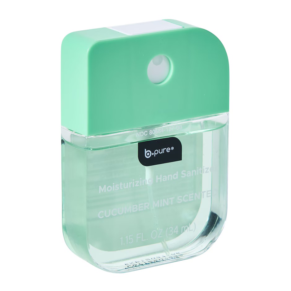B.Pure - Spray Desinfectante de Manos Hidratante - Aroma Pepino y Menta 🥒🌿 - 34ml