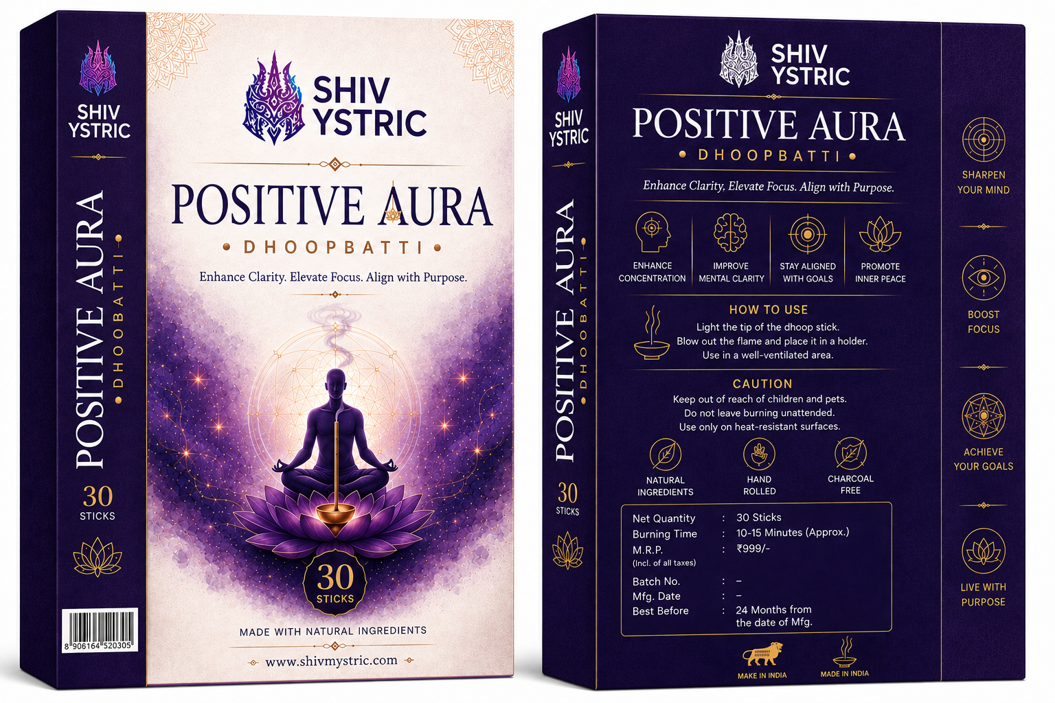 Shivystric Positive Aura Dhoopbatti