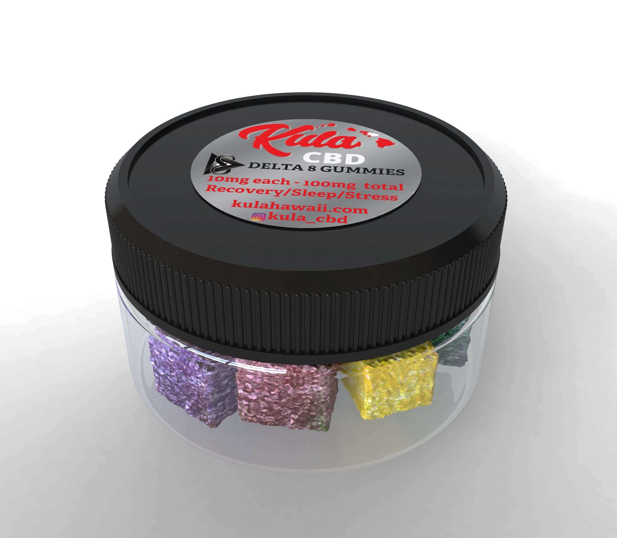 THC-DELTA8 Gummies STRESS, RECOVERY, SLEEP PTSD (Top Seller Award) 25mg