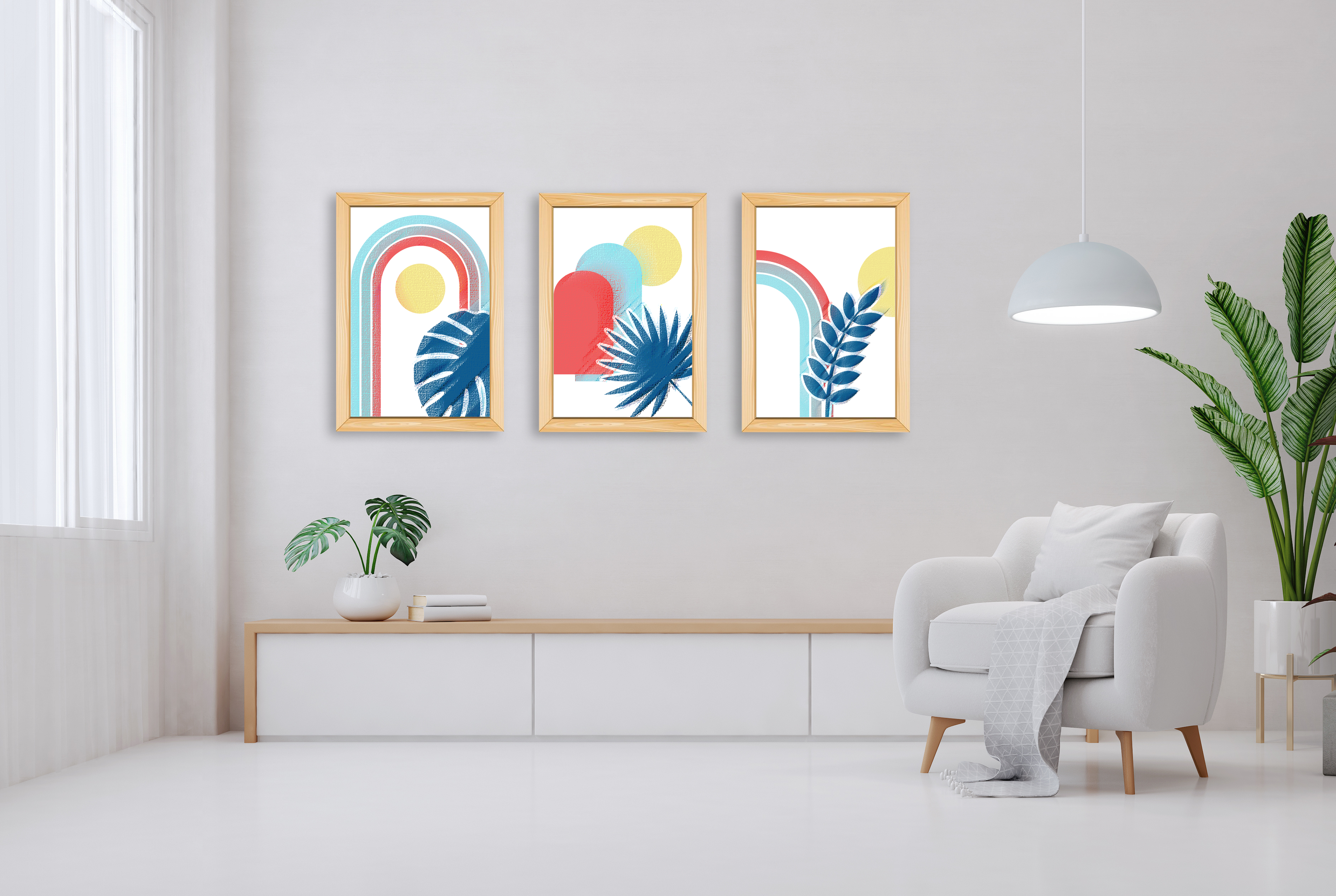 🌴 Tríptico: Brisa Tropical