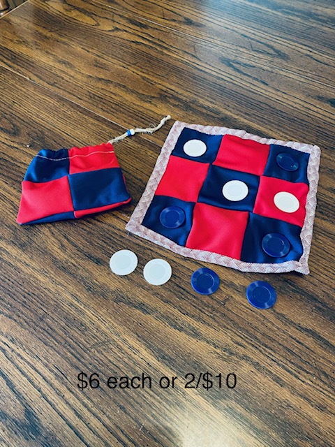 Fabric Tic-Tac-Toe Game Set Buy More Special! Buy 2 for $10!