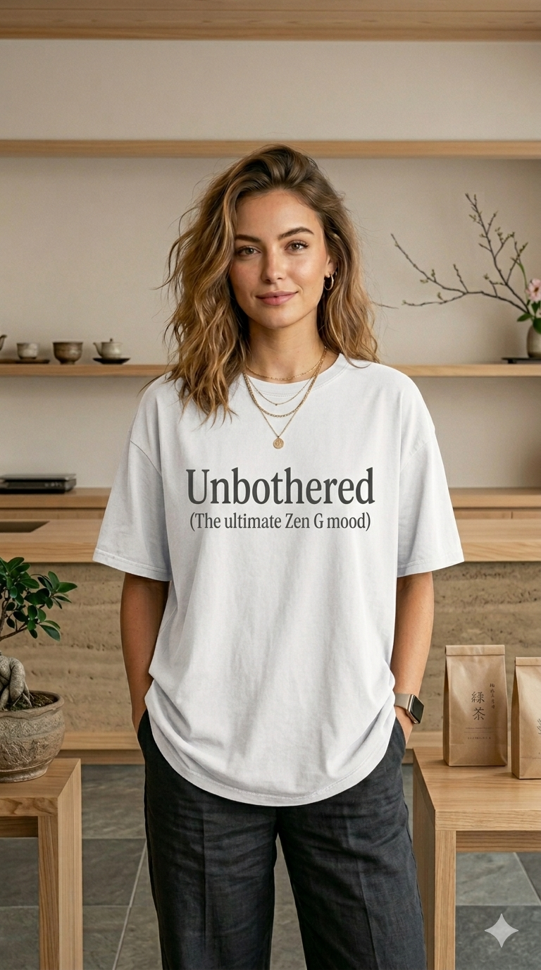 Unbothered Slogan T-Shirt