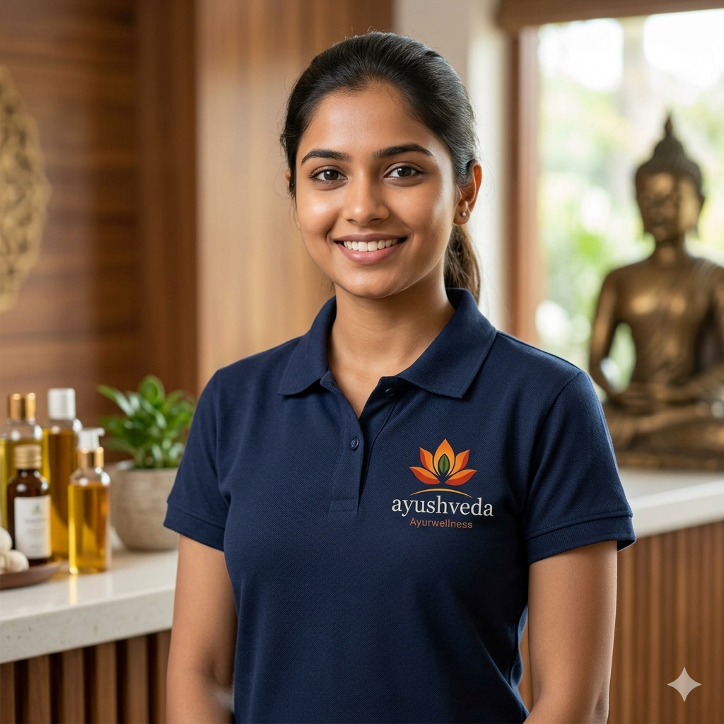 Ayushveda Printed Polo Shirt 