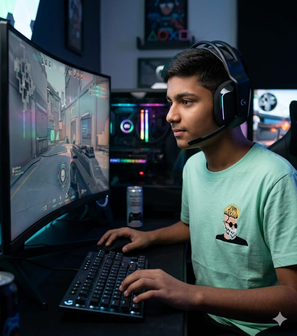 FreeFire Character Embroidered T-Shirt