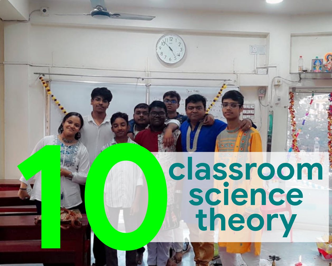 1 Year Offline Classroom Theory + Tests class 10 science subjects