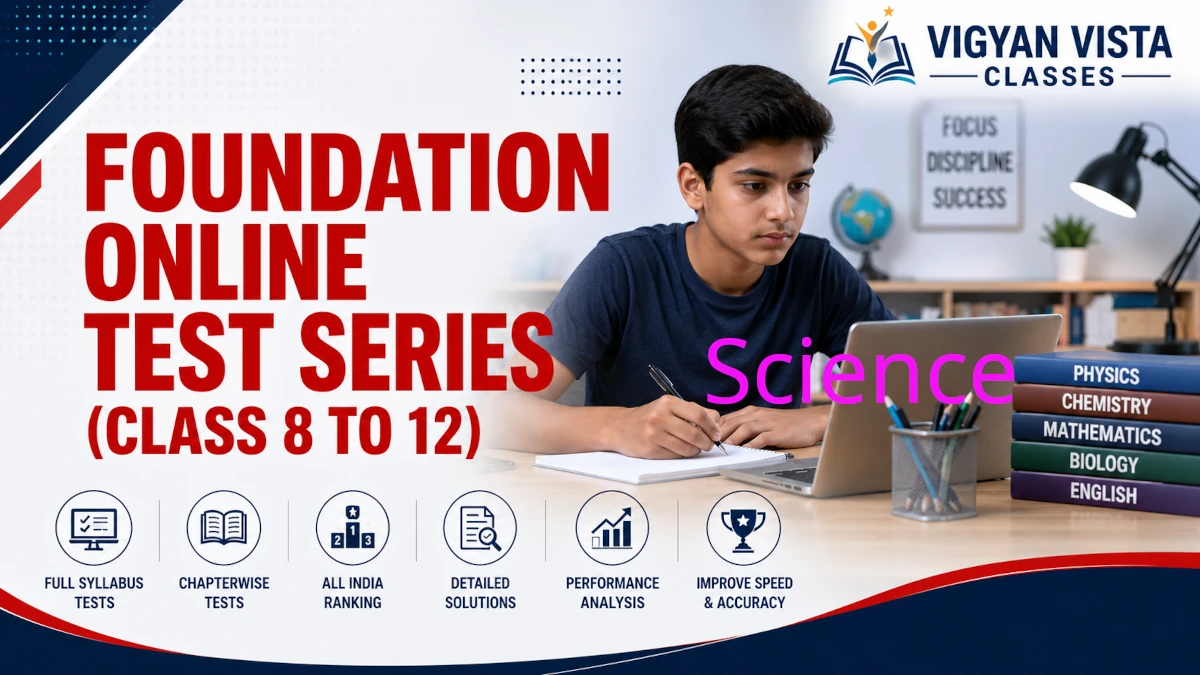 Foundation Online DLP Tests series (class 8-12 science subjects)