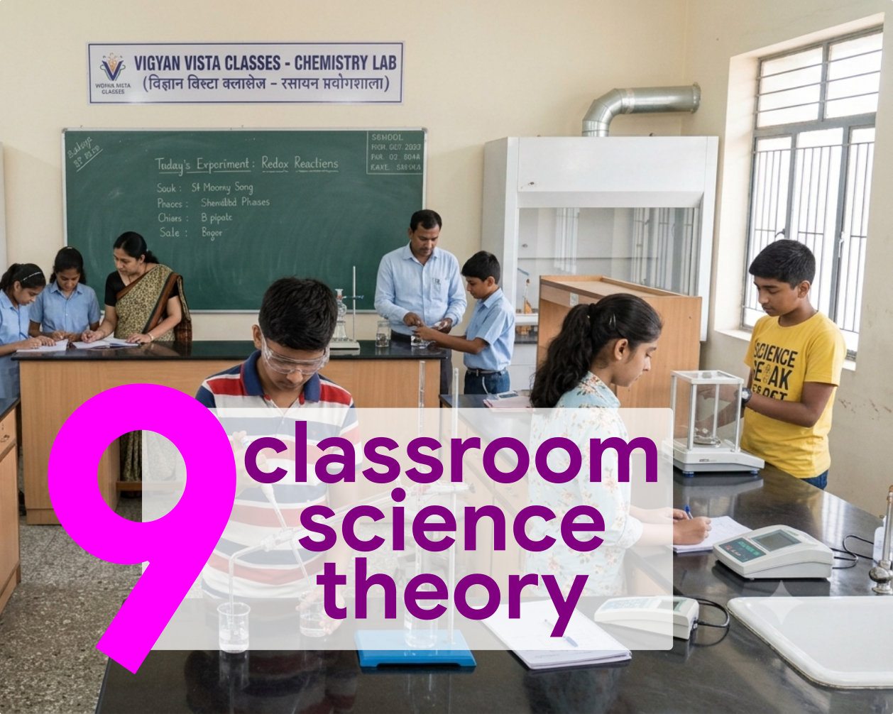 1 Year Offline Classroom Theory + Tests class 9 science subjects