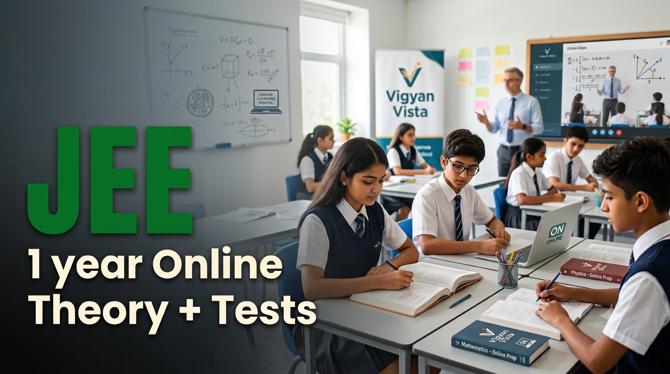 1 Year Online Classroom JEE + Board Support