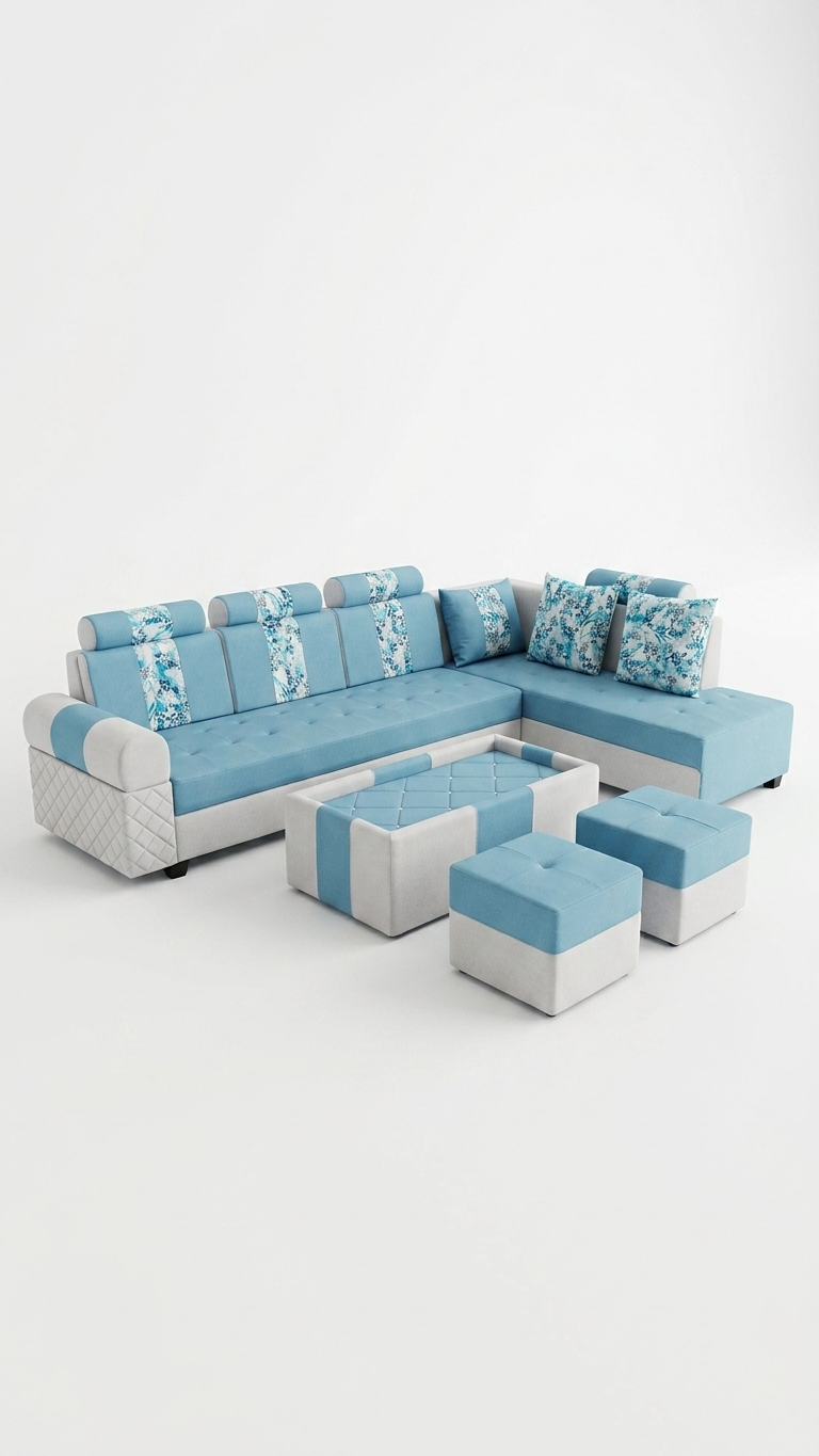L shap sofa
