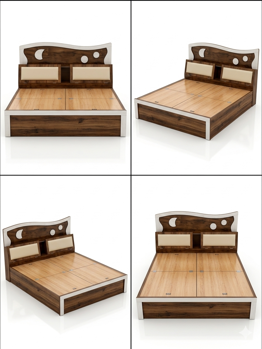 Top Storage Counter Bed