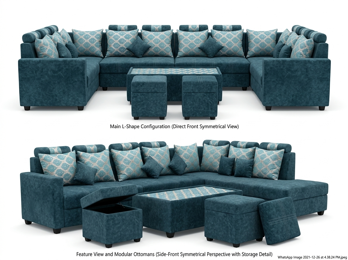 L shap sofa