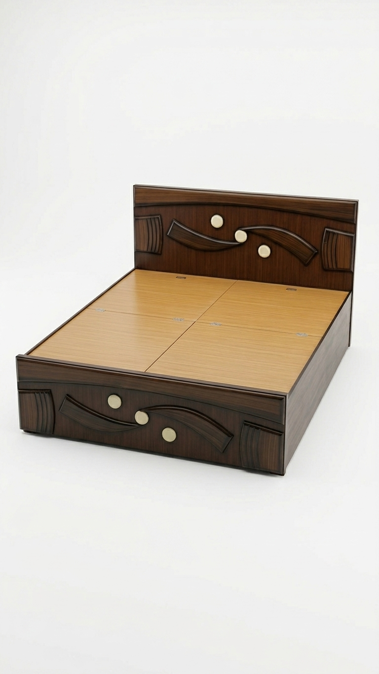 Top storage bed