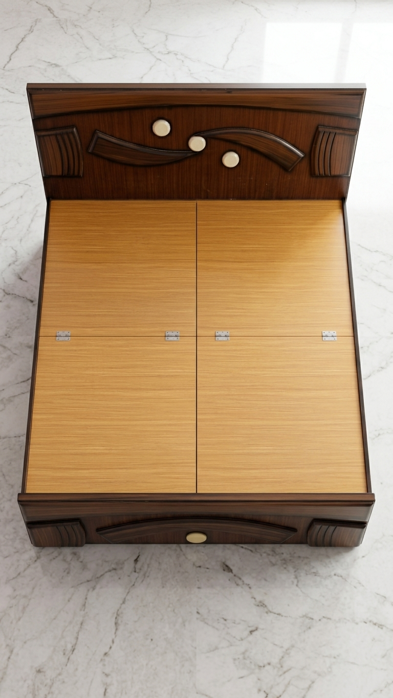 Top storage bed