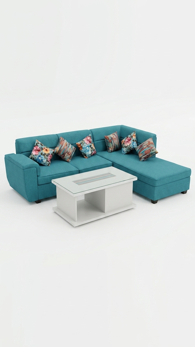 L shap sofa