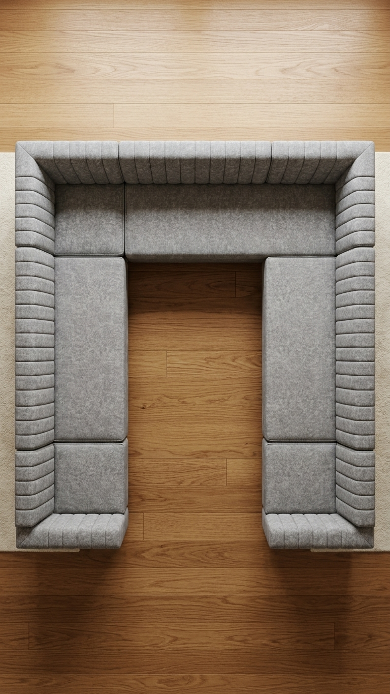 U Shap sofa