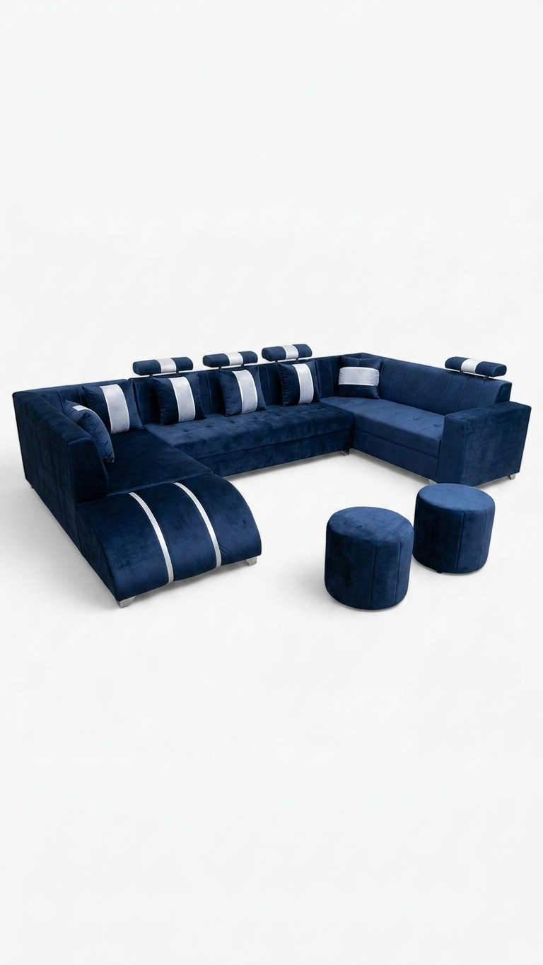 U shape sofa