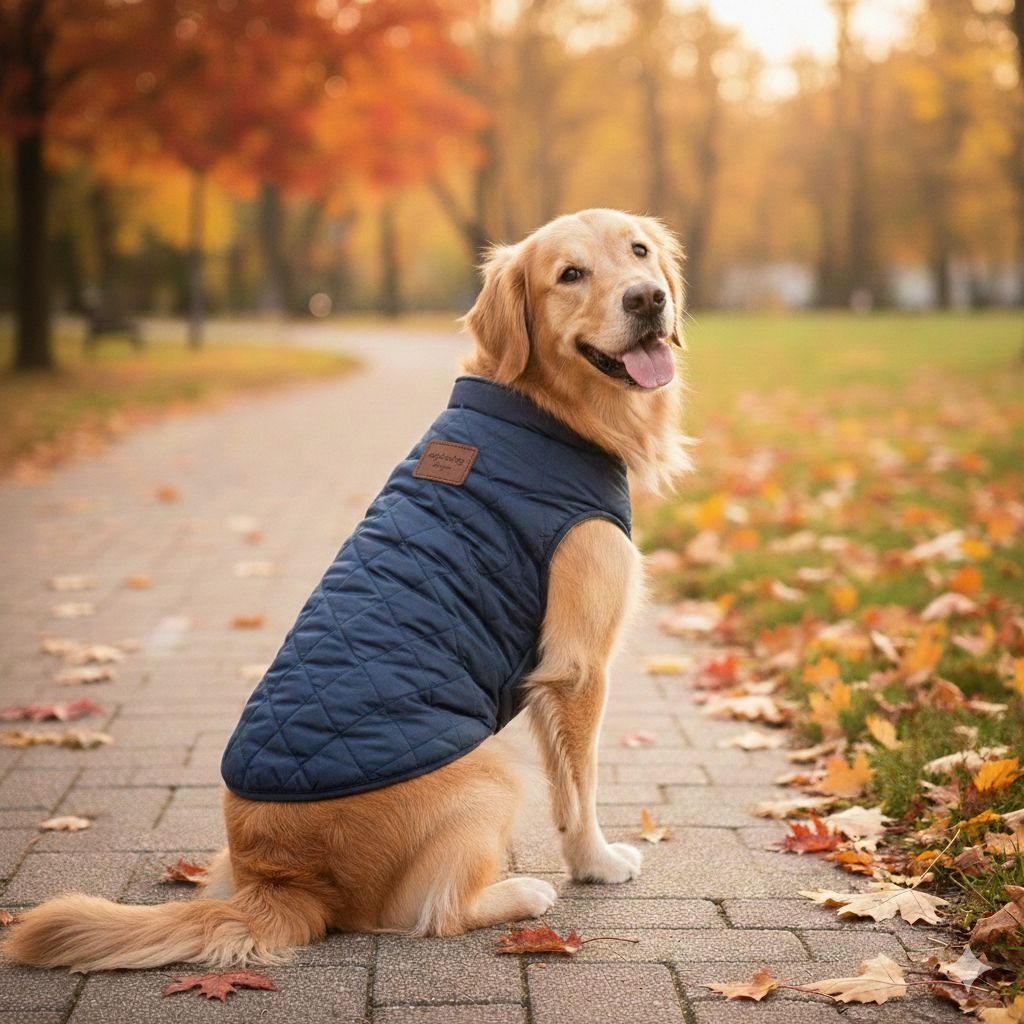 Dog Quilted Jacket